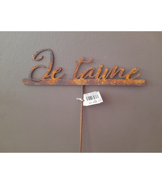 Pic je t'aime en fer