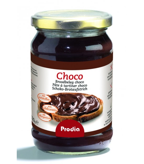 Pâte à tartiner sans sucres, lactose, gluten