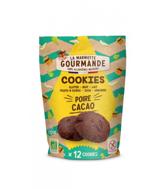 Cookies poire cacao