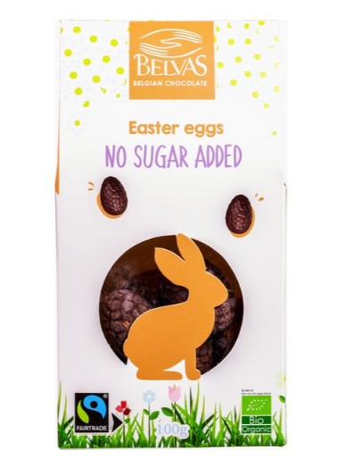 Oeufs chocolat sans suces ajoutés