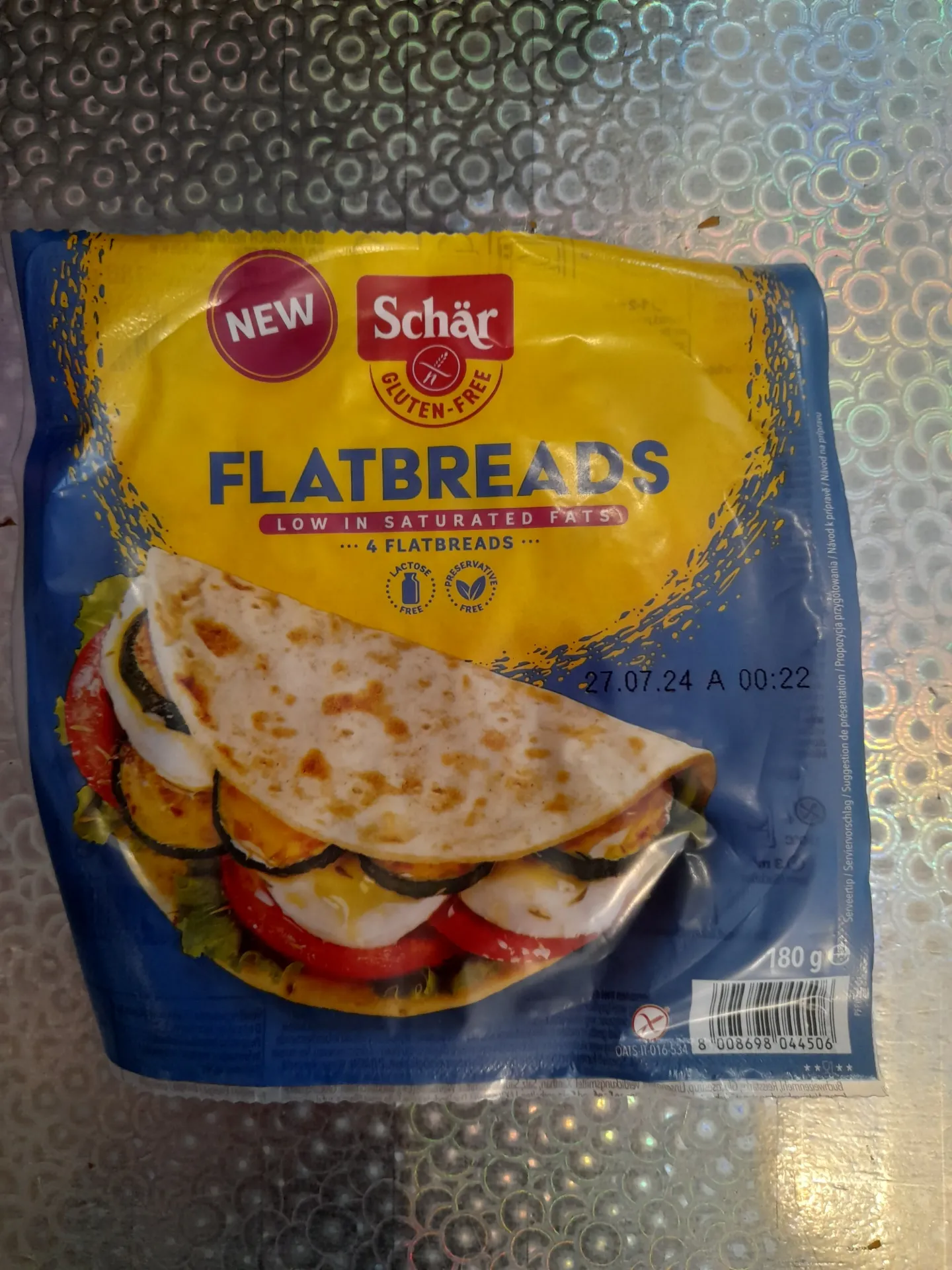 Flatbreads, petits wraps