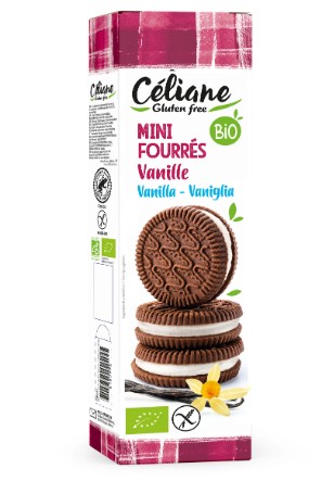 Biscuits fourrés vanille